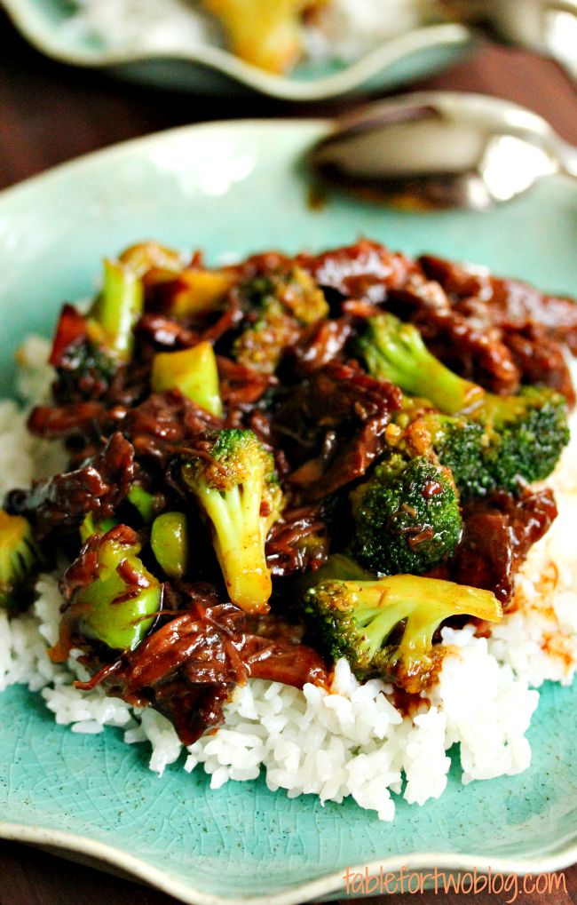 The BEST beef and broccoli dish ever! And it's all made in the SLOW COOKER!