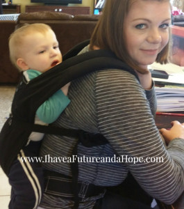 31 Days of Homeschool Supplies for Moms. Baby Carrier.